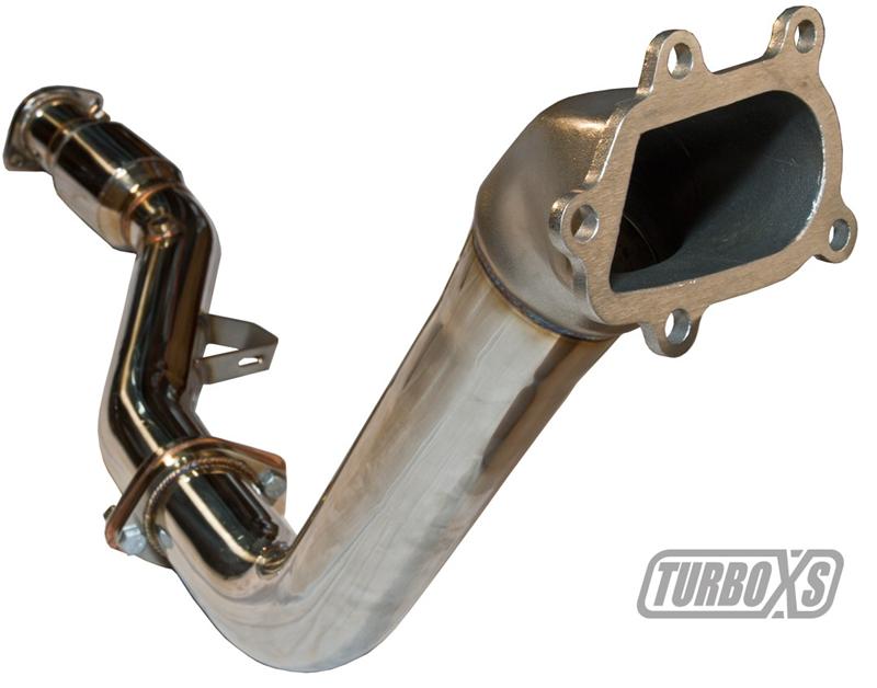 Turbo XS 08-12 WRX-STi / 05-09 LGT Catted Downpipe