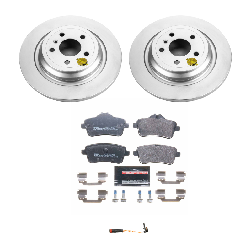 Power Stop 2016 Mercedes-Benz GLE300d Rear Euro-Stop Brake Kit thumbnail 7