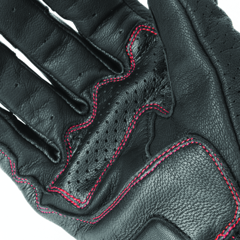 Speed and Strength Twist of Fate Leather Gloves Black/Red - Small thumbnail 7