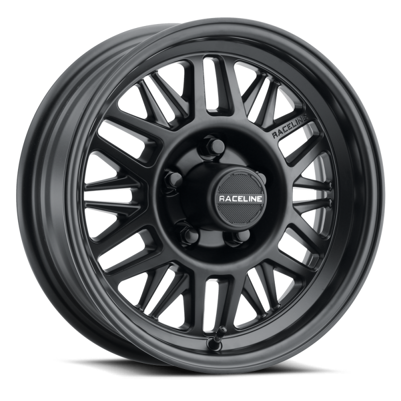 Raceline 451B Ryno 15x5in / 5x4.5 BP / 0mm Offset / 3.19in Bore - Satin Black Wheel thumbnail 4