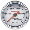 Autometer AutoGage 1.5in Liquid Filled Mechanical 0-2000 PSI Fuel Pressure Gauge - White thumbnail 9