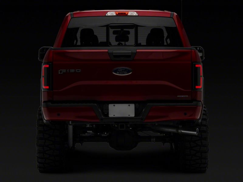 Raxiom 15-17 Ford F-150 Axial Series LED Tail Lights- Black Housing (Smoked Lens) thumbnail 4