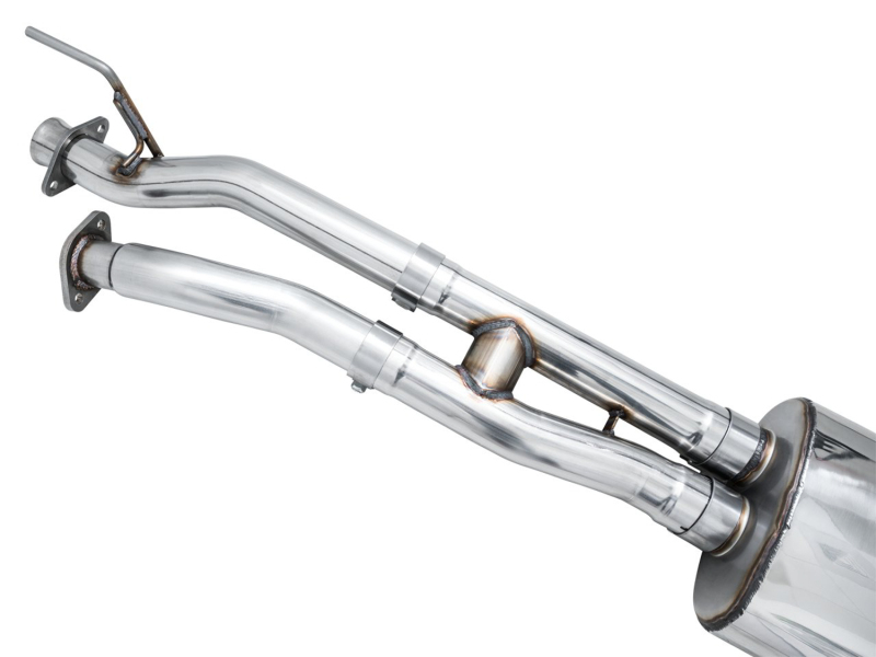 AWE Tuning 16-22 Toyota Tacoma 0FG Cat-Back Exhaust w/ BashGuard - Dual Chrome Silver Tips thumbnail 9