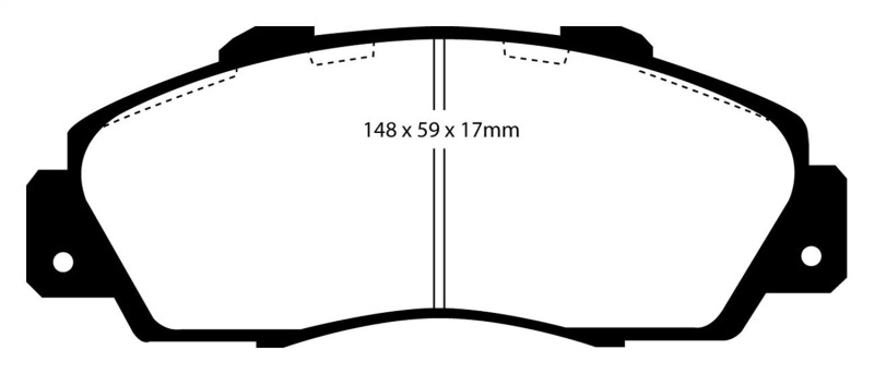 EBC S6 Brake Pad and Rotor Kit (1x ebcDP5872NDX, 1x ebcGD7352) thumbnail 5