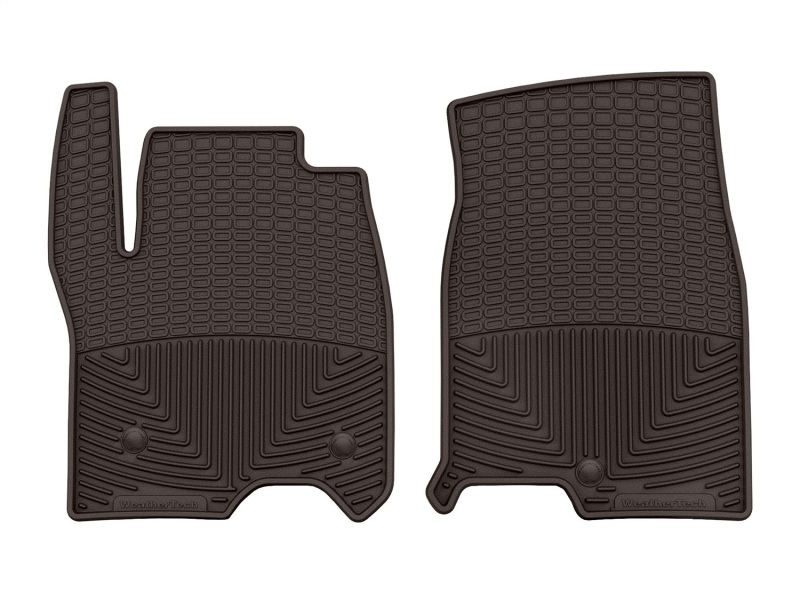 WT Rubber Mats - Front - Cocoa