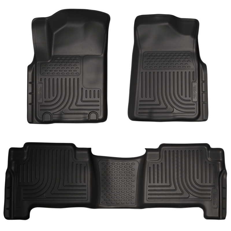 Husky Liners 2011 Infiniti QX56 WeatherBeater Combo Black Floor Liners thumbnail 2