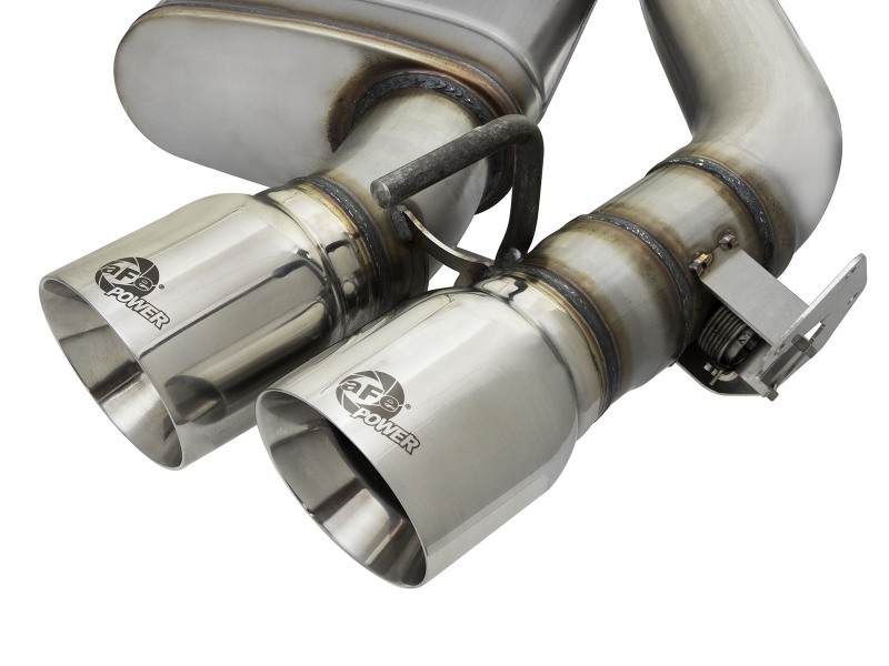aFe MACH Force XP 3in 304 SS Axle-Back Dual Exhaust (NPP) w/ Polished Tips 16-17 Camaro SS V8-6.2L thumbnail 7