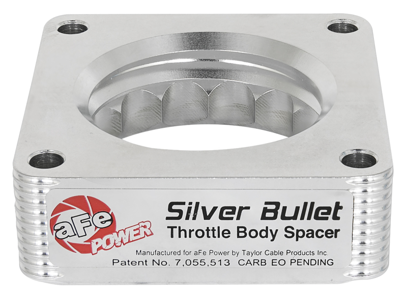aFe Silver Bullet Throttle Body Spacer 03-06 Nissan 350Z V6 3.5L (VQ35DE) thumbnail 4