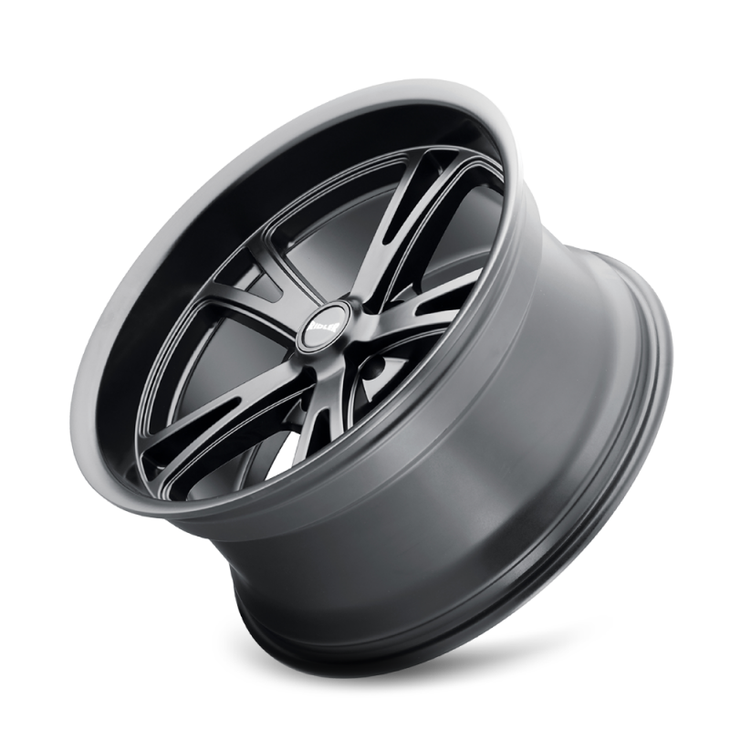 Ridler 606 20x9 / 5x115 BP / 18mm Offset / 72.62mm Hub Matte Black Wheel