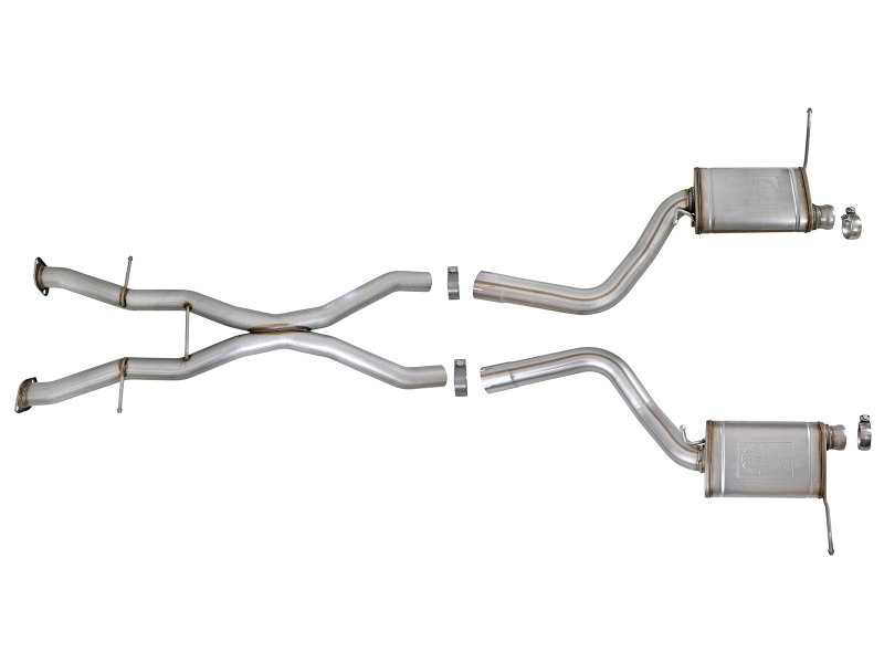 aFe MACHForce XP Cat-Back Exhaust Stainless No Tips 12-15 Jeep Grand Cherokee SRT/SRT-8 V8 Hemi 6.4L thumbnail 9