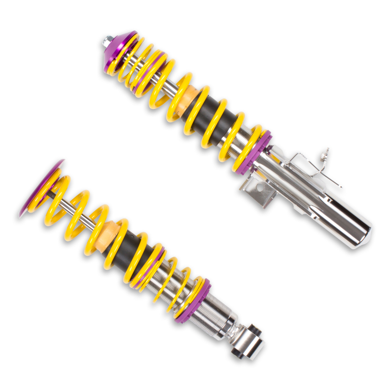KW Variant 1 Coilover Kits 10258004 Kits, 1, 0.8 - 2.0 in. Lowered Front, 0.8 - 2.0 in. Lowered Rear, Natural/Purple Shocks, Yellow Springs, Toyota, Subaru, Scion, Kit thumbnail 9