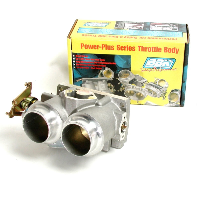 BBK 87-03 Ford F Series Truck RV 460 Twin 61mm Throttle Body BBK Power Plus Series thumbnail 2
