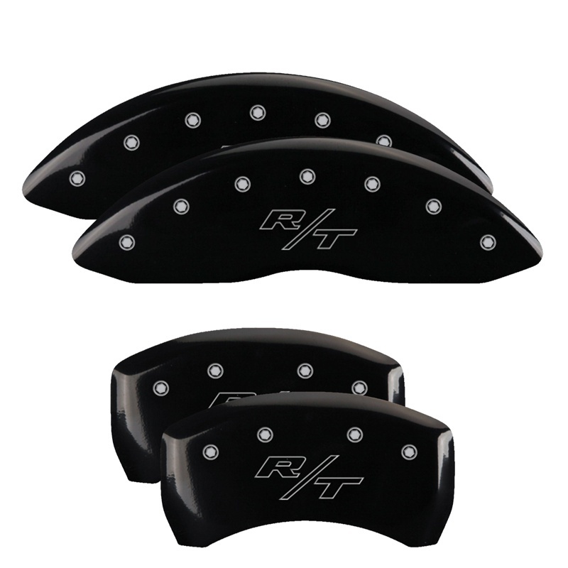 MGP 4 Caliper Covers Engraved Front & Rear RT Yellow finish black ch thumbnail 5