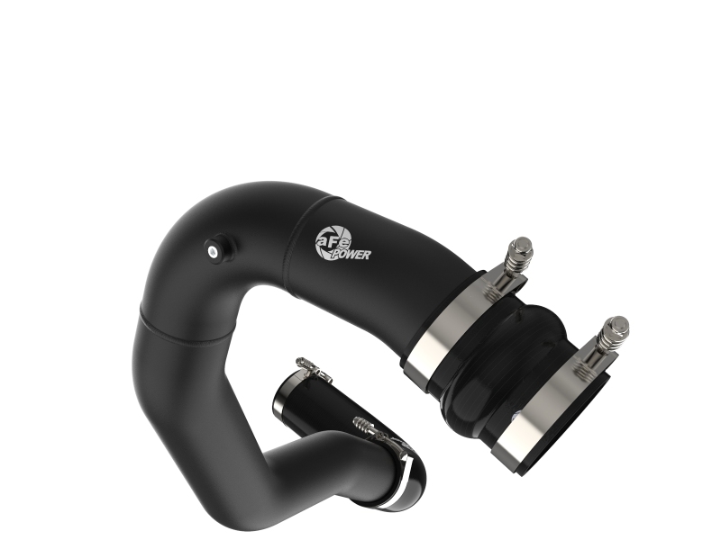 BladeRunner 3 IN Aluminum Hot Charge Pipe Black