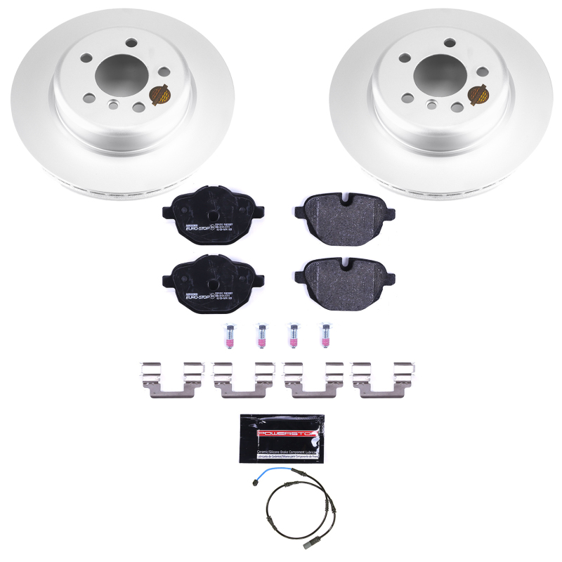 Power Stop 11-16 BMW 528i Rear Euro-Stop Brake Kit