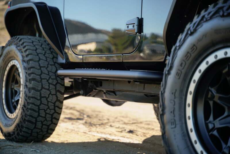 DV8 Offroad 07-18 Jeep Wrangler JK 2 Door Body/Pinch Weld Mounted Side Steps thumbnail 6
