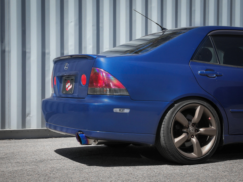 aFe Lexus IS300 01-05 L6-3.0L Takeda Cat-Back Exhaust System- Blue Tip thumbnail 8