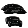 MGP 4 Caliper Covers Engraved Front & Rear Gen 5/SS Black finish silver ch thumbnail 8