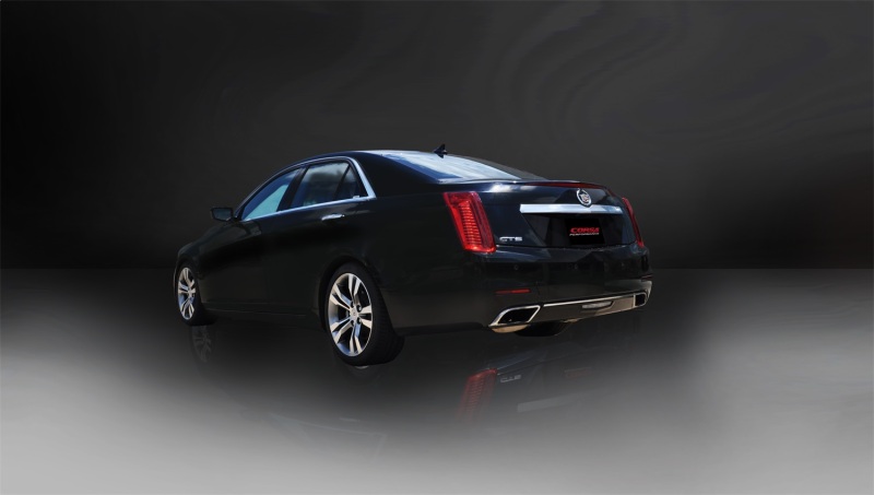 Corsa 2014-16 Axle-Back Exhaust Dual Rear Polished Outlet 2014 Cadillac CTS Vsport 3.6L V6 Automatic thumbnail 5