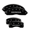 MGP 4 Caliper Covers Engraved Front Honda Engraved Rear Odyssey Black finish silver ch thumbnail 8