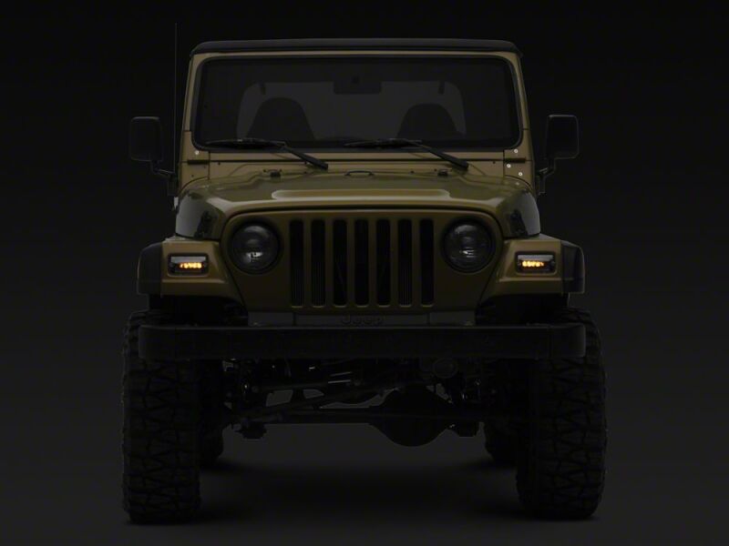 Raxiom 97-06 Jeep Wrangler TJ Axial Series LED Sequential Cornering Lights- Clear thumbnail 5