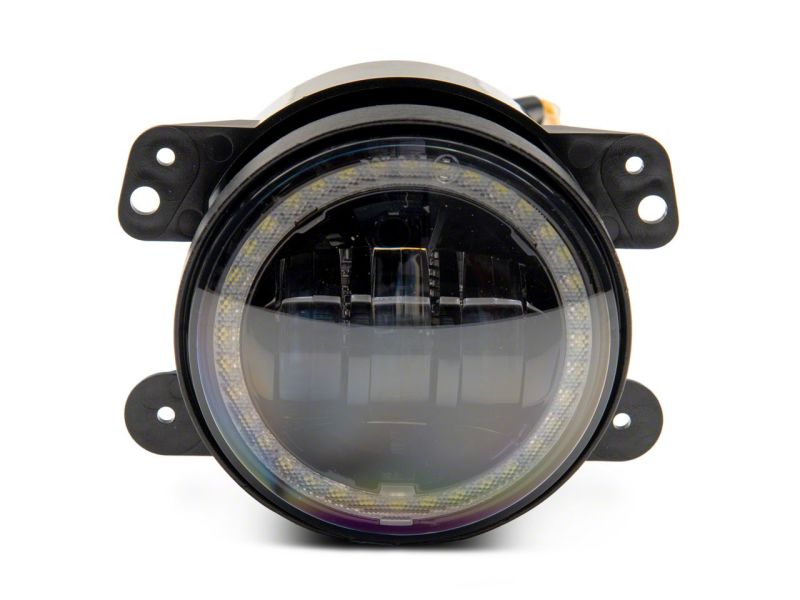 Raxiom 07-18 Jeep Wrangler JK Axial Series 4-In LED Fog Lights w/ Halo thumbnail 4