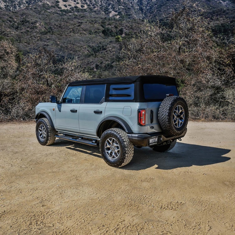 Westin 21-22 Ford Bronco (4-Door) PRO TRAXX 5 Oval Nerf Step Bars - Textured Black thumbnail 5