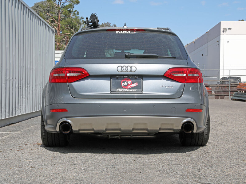 aFe MACH Force-Xp 13-16 Audi Allroad L4 SS Axle-Back Exhaust w/ Blue Flame Tips thumbnail 8