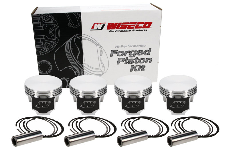 Wiseco Volkswagen KR/PL 1.8L 16V 81.00mm Bore 8.8:1 CR -1cc Dome Piston Set thumbnail 5