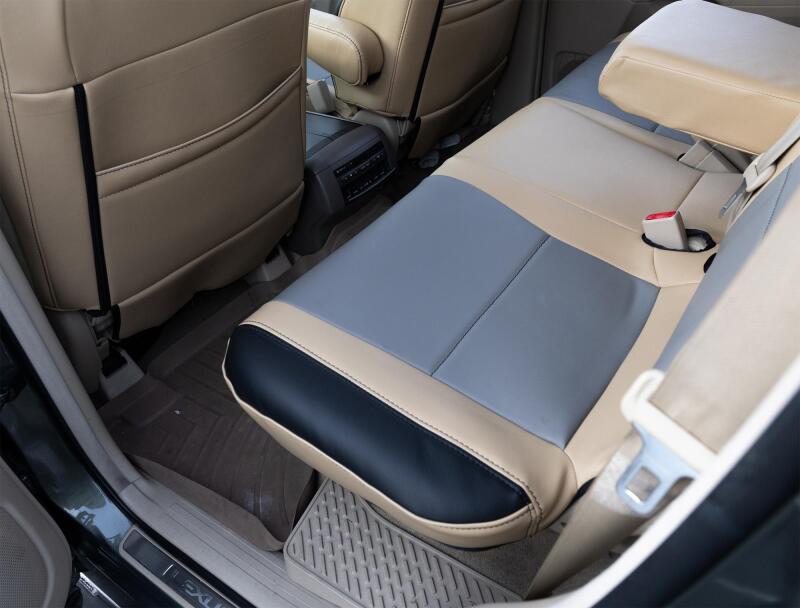 PRP 03-09 Lexus GX470 Rear Bench Cover - Black w/ Red Stitch