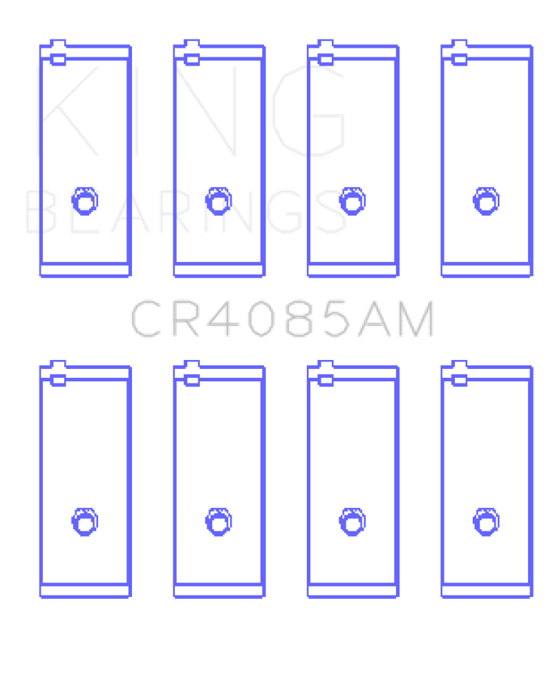 King Engine Bearings Toyota 2T/3T/3T-G/4T-G Connecting Rod Bearing Set - Size STD thumbnail 2