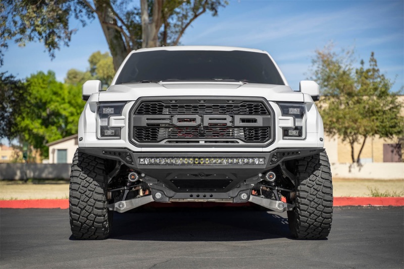 Addictive Desert Designs 17-20 Ford F-150 Raptor Rock Fighter Frame Cut Front Bumper thumbnail 8