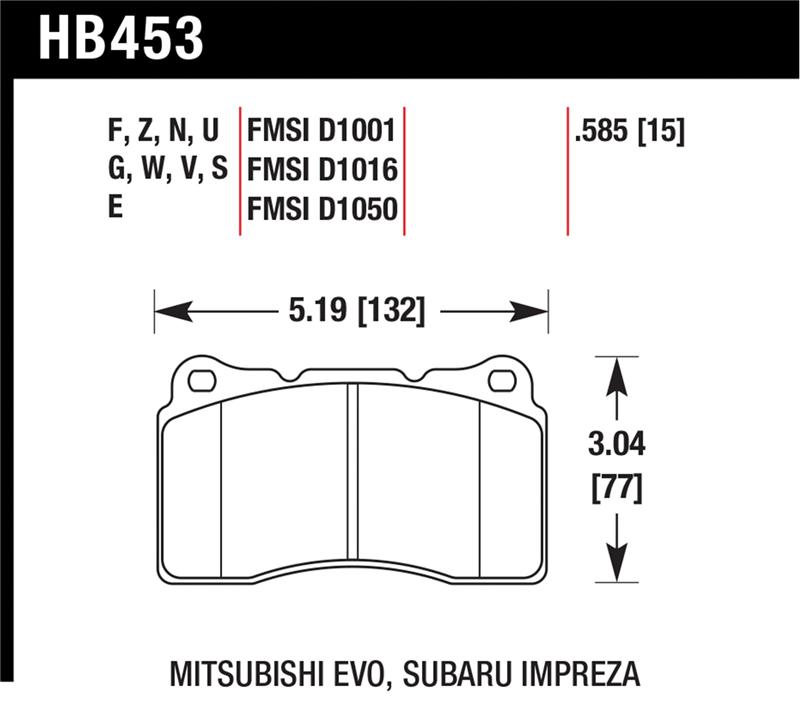 Hawk Performance HAWK Ceramic Brake Pad Sets