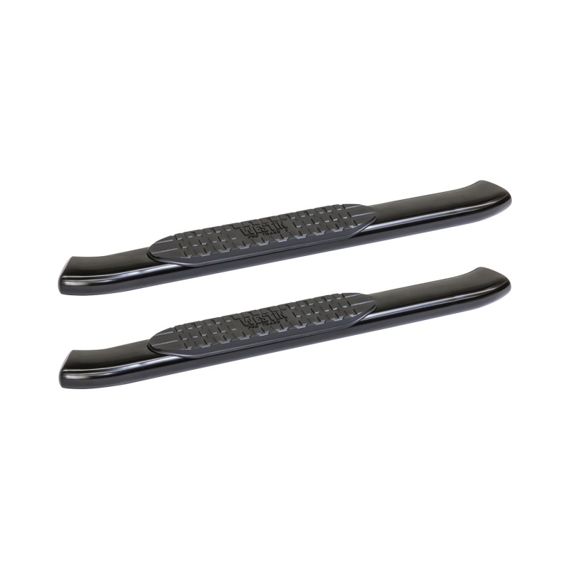 Westin 2014-2018 Chevy Silverado 1500 Reg Cab PRO TRAXX 5 Oval Nerf Step Bars - Black thumbnail 2