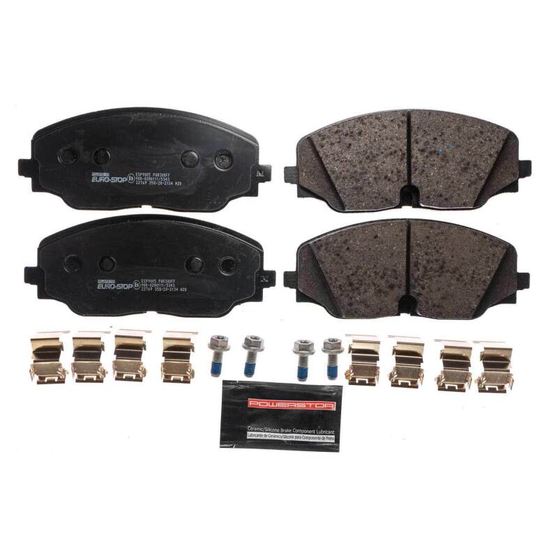 Power Stop 2020 Volkswagen Atlas Cross Sport Euro-Stop ECE-R90 Front Brake Pads