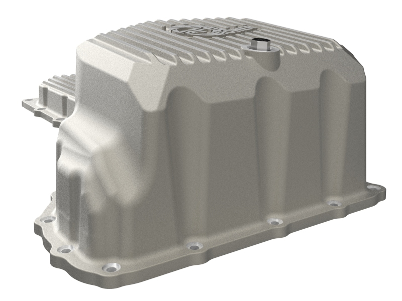 aFe GM Diesel Trucks 20-25 V8-6.6L L5P POWER Street Series Engine Oil Pan Raw w/ Machined Fins