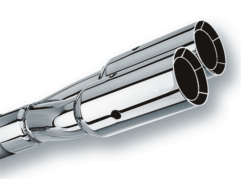 Borla Universal Polished Tip Dual Round Intercooled (inlet 2 1/2in. Outlet 3in) *NO Returns* thumbnail 4