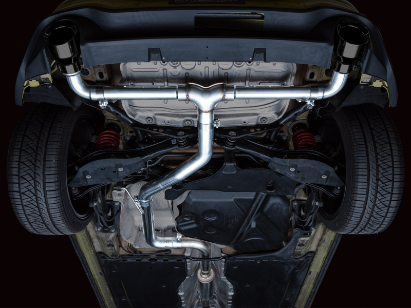 AWE Tuning 2022 VW GTI MK8 Track Edition Exhaust - Diamond Black Tips thumbnail 8