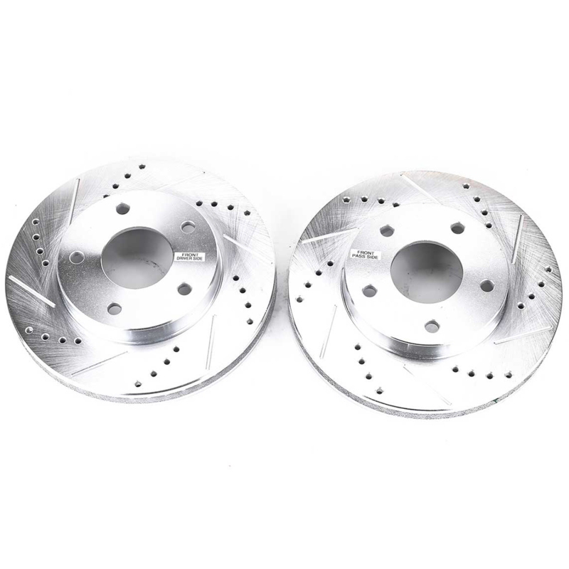 Power Stop 97-05 Chevrolet Blazer Front Evolution Drilled & Slotted Rotors - Pair thumbnail 2