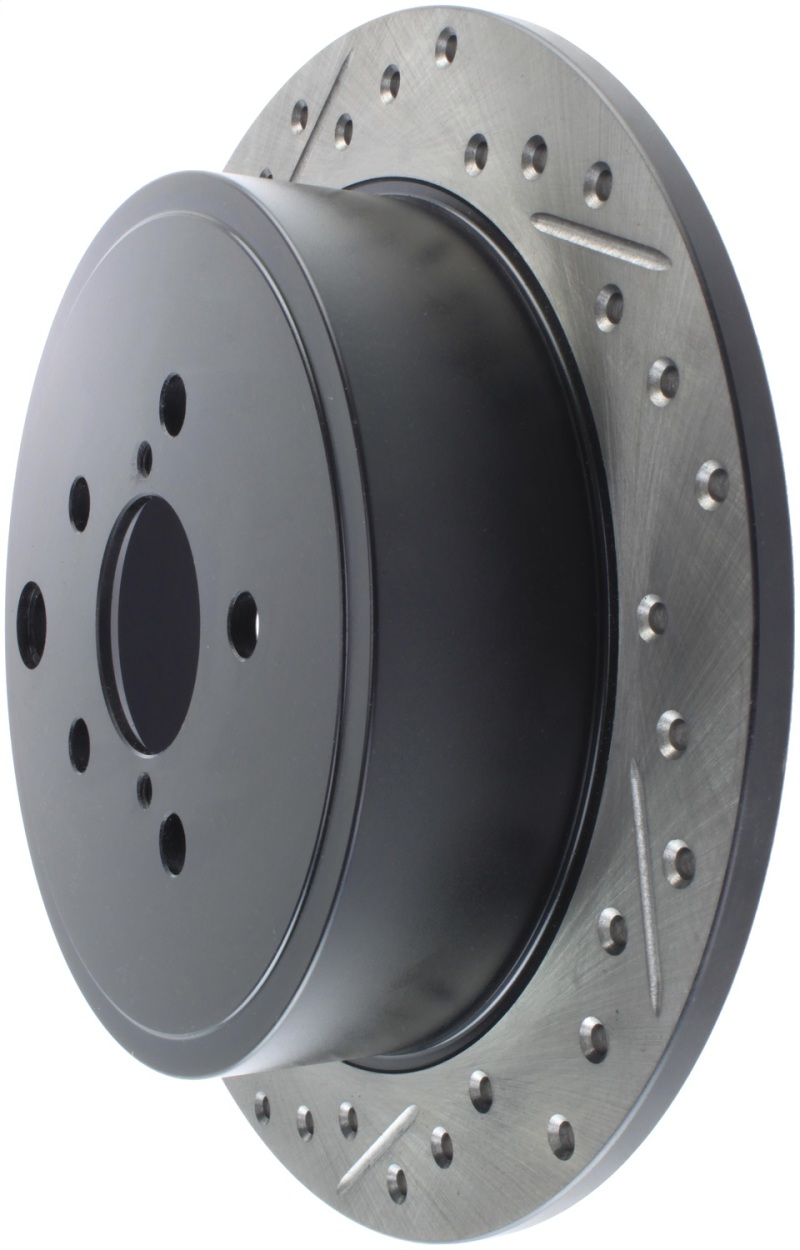 StopTech 08-10 Impreza WRX (Exc STi)/08-10 Impreza Coupe/Sedan Slotted & Drilled Right Rear Rotor thumbnail 7