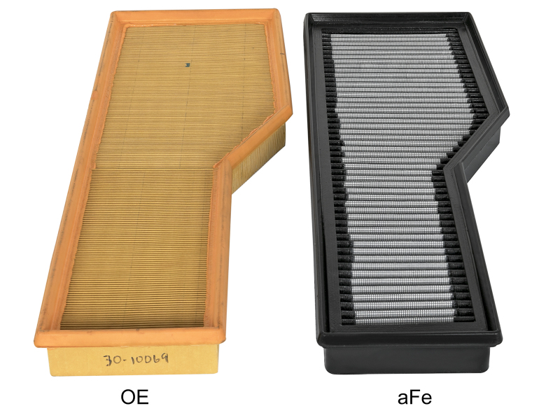 aFe Magnum FLOW Pro DRY S OE Replacement Filter 04-08 Porsche 911 Carrera (997) H6 3.6L thumbnail 9