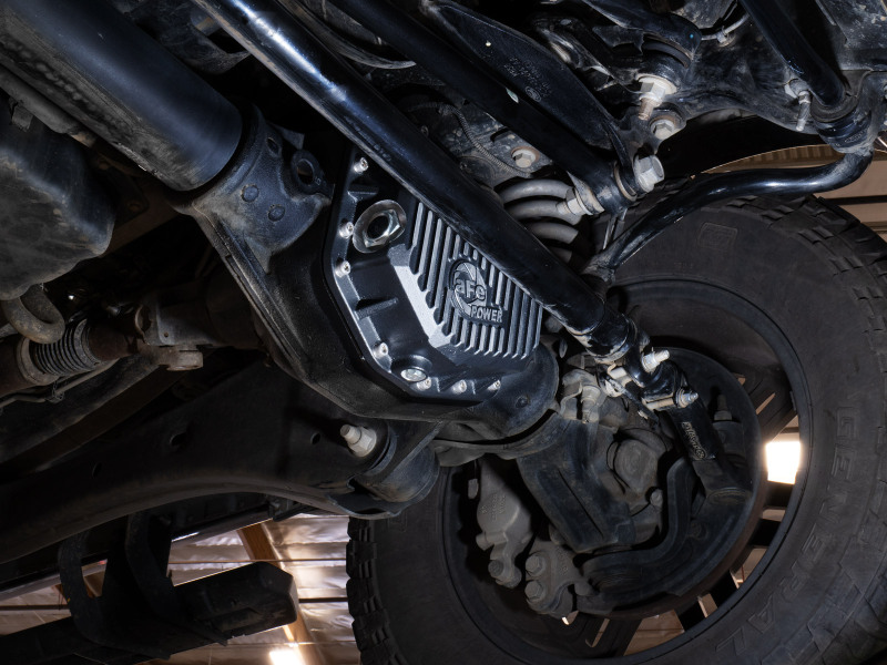 aFe POWER Pro Series Front Diff Cover Black w/ Machined Fins Ford F-250/350 23-26 (Dana M235) thumbnail 4