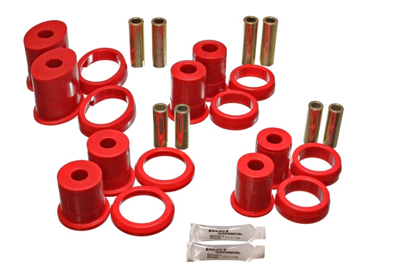 Energy Suspension Rear Lower Control Arm Bearing W/Thrust Washer - Red thumbnail 4