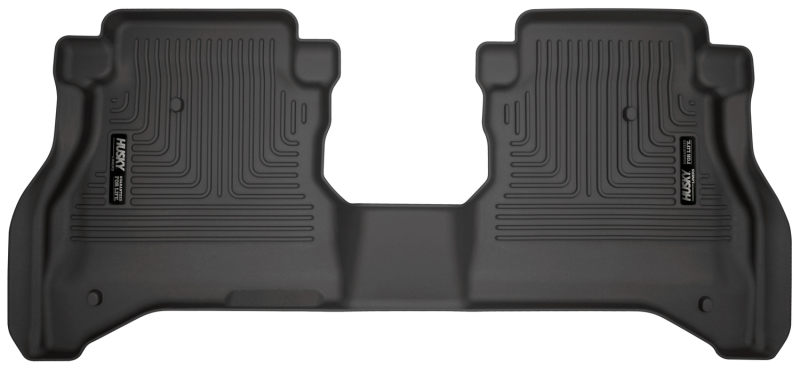 Husky Liners 20-21 Jeep Gladiator Crew Cab WeatherBeater 2nd Seat Black Floor Liners thumbnail 3