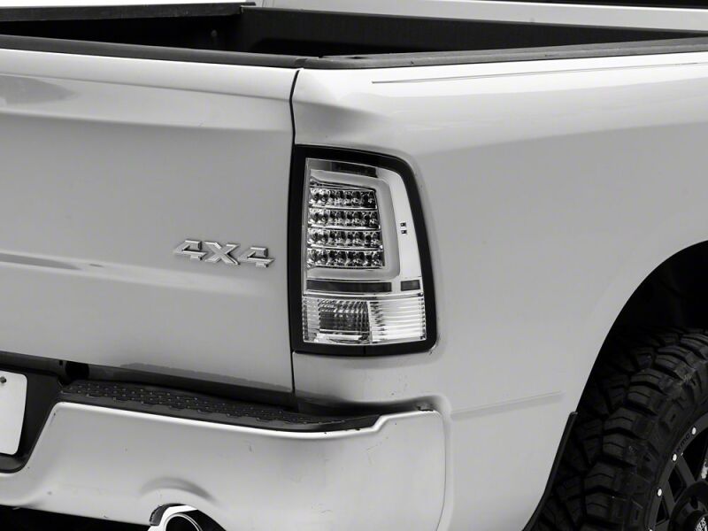 Raxiom 09-18 Dodge RAM 1500 Axial Series LED Tail Lights- Chrome Housing- Clear Lens thumbnail 5