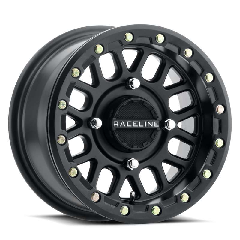 Raceline A92B Podium 15x6in / 4x156 BP / 40mm Offset / 132.5mm Bore - Satin Black Beadlock Wheel thumbnail 2