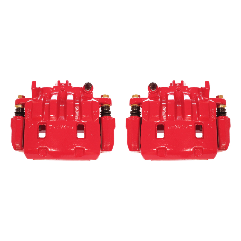 Power Stop 13-16 Scion FR-S Front Red Calipers w/Brackets - Pair