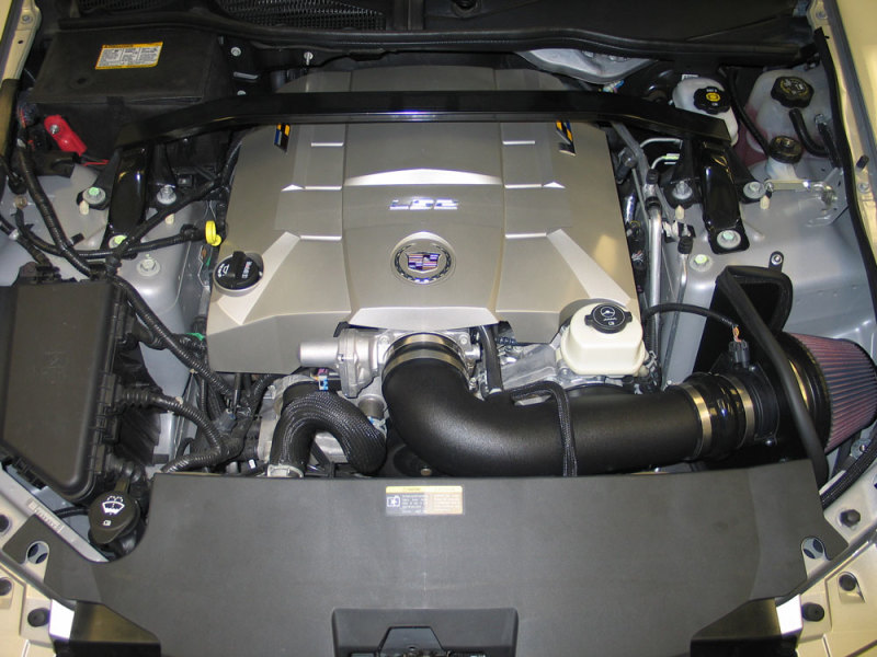 K&N Performance Intake Kit FIPK; 06-07 Cadillac CTS-V 6.0L V8 thumbnail 7