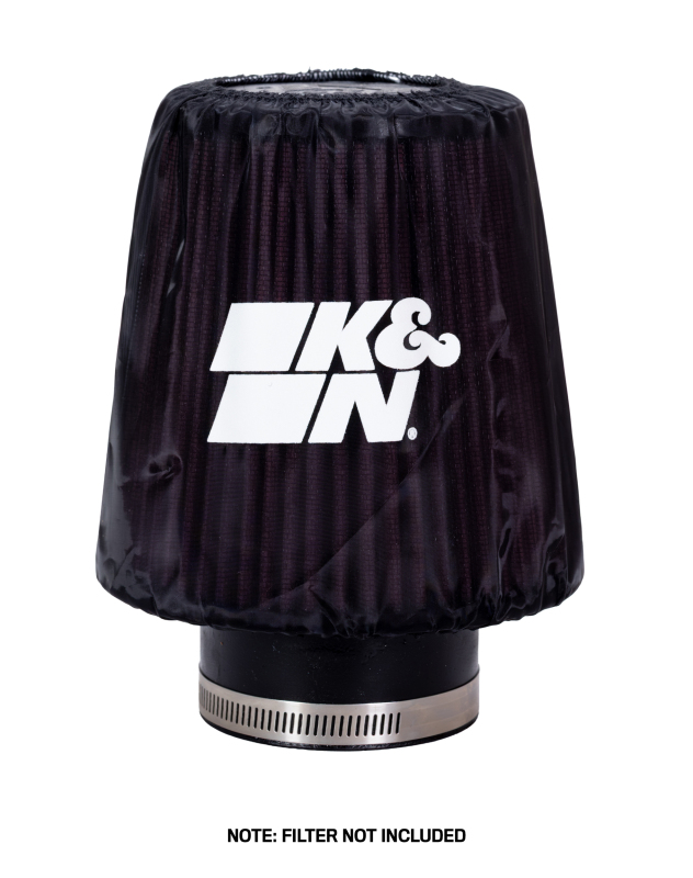 K&N PreCharger Tapered Air Filter Wrap Black 6in Height / 6in Diameter thumbnail 5