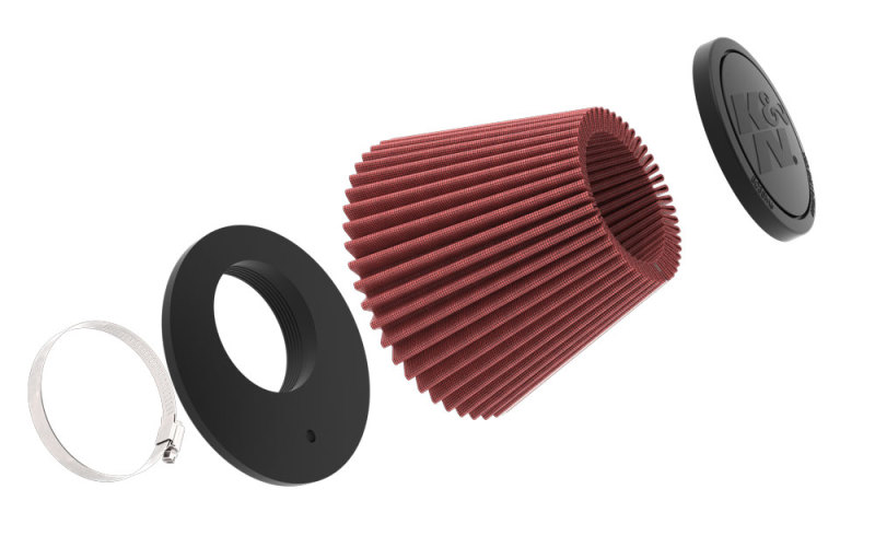 K&N Universal Tapered Filter 3.156 Flange ID x 5.781in Base OD x 3.5in Top OD x 4.531in Height thumbnail 4